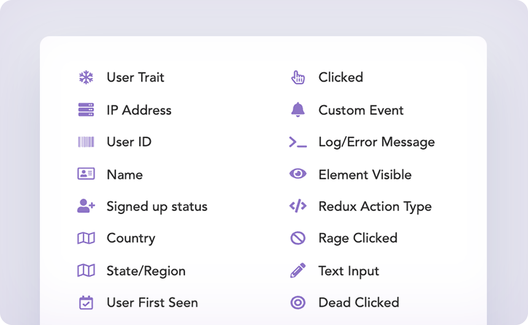 Filters and search